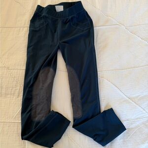 Kids Navy Equestrian Leggings